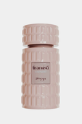 Zimaya Tiramisù Eau de Parfum blush pink ribbed bottle